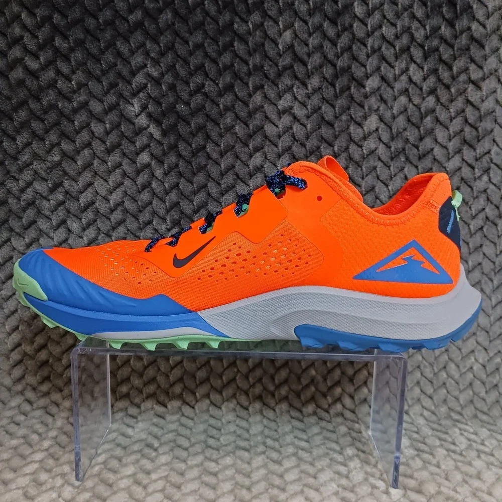 Nike Air Zoom Terra Kiger 7 Total Orange Men's Trail Running Shoes Size 11